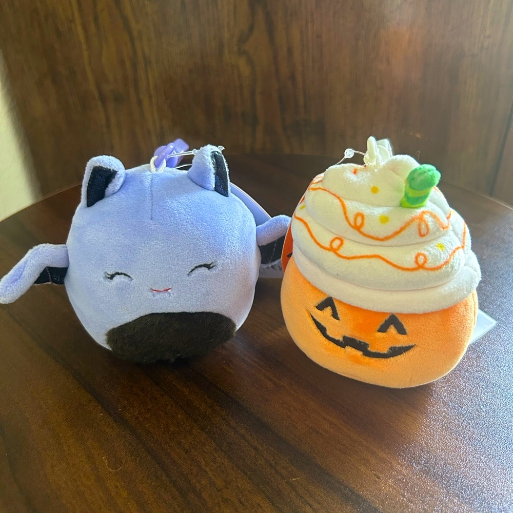 Squishmallow Joldy bat and Lester pumpkin Halloween plush! - Picture 1 of 4